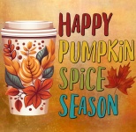 Autumn Pumpkin Spice Illustration