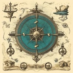 Vintage Nautical Compass