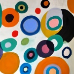 Colorful Retro Abstract Circles
