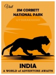 India Sunset Travel Poster