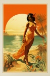 Island Beauty Travel Poster