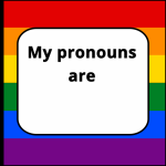 Lgbt Pronouns Pride Flag