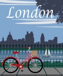 London England Travel Poster