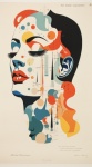 Mid Century Art Poster Woman