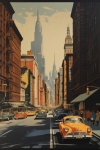 New York City Retro Poster