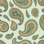 Paisley Vintage Pattern Background