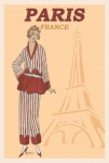 Paris Vintage Travel Poster