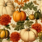 Pumpkin Seamless Background