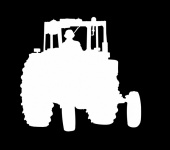 Silhouette, Tractor, Farmer, Clipart