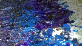 Smashed Blue Glass 05