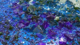 Smashed Blue Glass 07