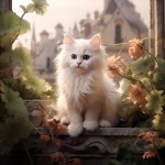 Soft Elegance Baby White Cat