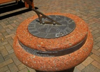 Sun Dial At Smuts House In Irene