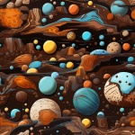 Surreal Candy Seamless Background