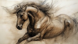The Celestial Horse&039;s Elegance
