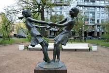 The Dancing Girls Sculpture