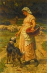 The Shepherdess - Frederick Morgan