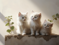 Podium Prowess Of Three Kittens