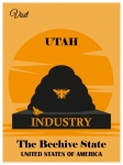 Utah Sunset Travel Poster