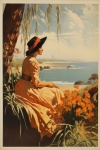 Vintage Island Travel Poster