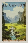 Yosemite Vintage Travel Poster