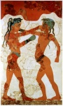 Young Boxers Fresco, Akrotiri