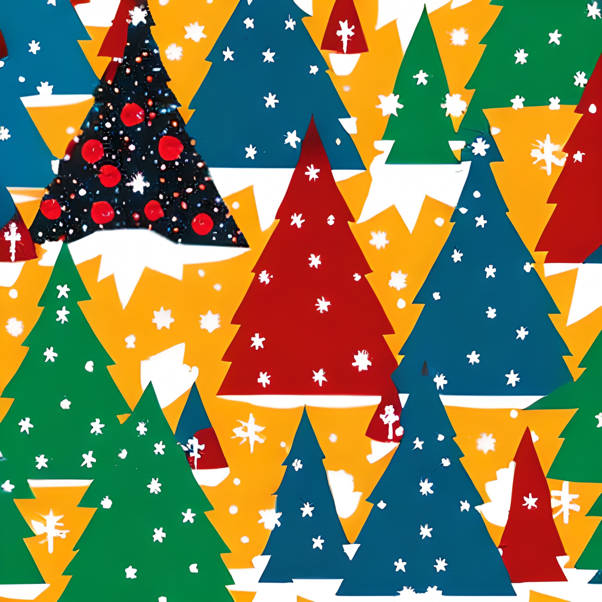 Christmas Pine Tree Pattern Free Stock Photo - Public Domain Pictures