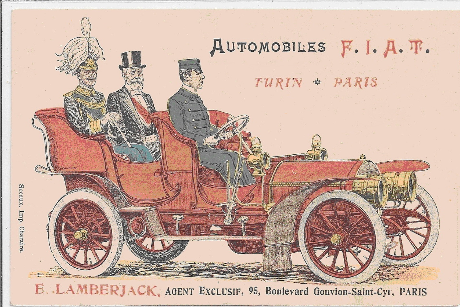 Retro Automobile Advertisement