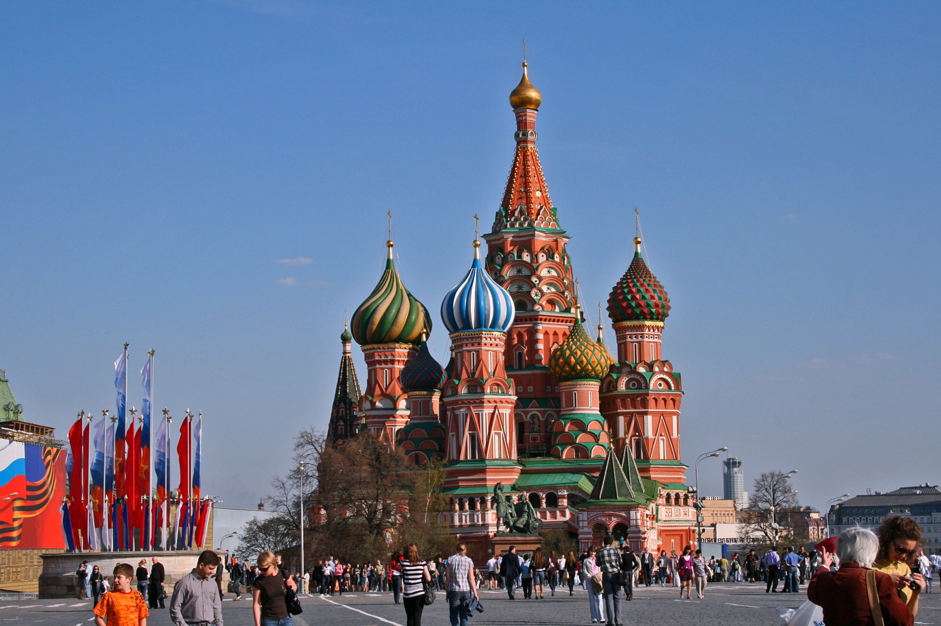 St Basil's Cathedral On Red Square