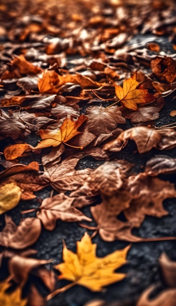 Falling Autumn Leaves Background Free Stock Photo - Public Domain Pictures