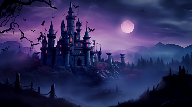 Halloween Spooky Castle Free Stock Photo - Public Domain Pictures