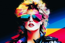 80s Fashion And Art In Poster Form