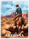 Arizona Vintage Travel Poster