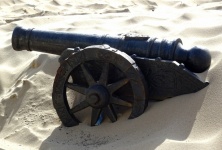 Cannon In The Sand