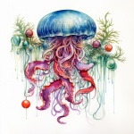 Christmas Jellyfish Nautical