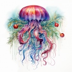 Christmas Jellyfish Nautical