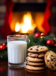 Christmas Milk And Cookies