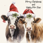 Cow Christmas Greeting