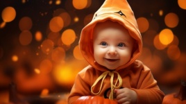Cute Baby On Halloween