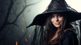 Cute Witch Portrait