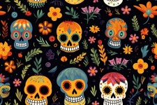 Day Of The Dead Pattern