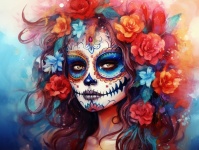 Day Of The Dead Portrait