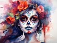 Day Of The Dead Portrait