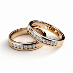 Gold And Diamond Rings