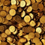 Golden Coins Background