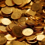 Golden Coins Background