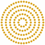 Golden Spiral Circles Pattern