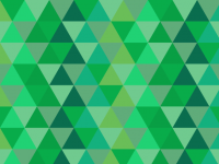 Green Colour Triangle Design