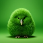 Green Kiwi Bird