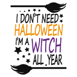 Halloween Broomstick Witch Fun